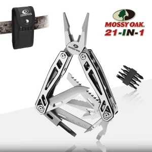 MOSSY OAK 21 in 1 Multi Function Pliers Stainless Steel Portable Pocket Knife