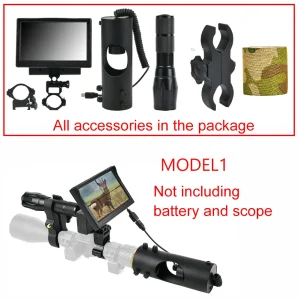 Night Vision Riflescope 850nm Infrared LED IR Waterproof Night Vision Hunting Camera