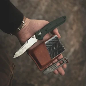 Portable Folding Knife D2 Steel Blade Aluminum Alloy Handle