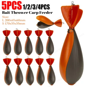 1-5pcs Carp Fishing Rocket Feeder pod Float Lure Bait Holder