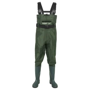 Night Cat Fishing Wader for Men Women Farm Working Waterproof Hunting Chest Wader with Boots