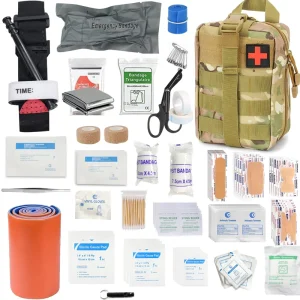 156 pcs 30 in 1 Home Outdoor Travel First Aid Kit, Camping, Boating, Hiking,