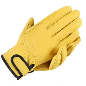 Work Gloves Sheepskin Leather Workers Work Welding Safety Protection